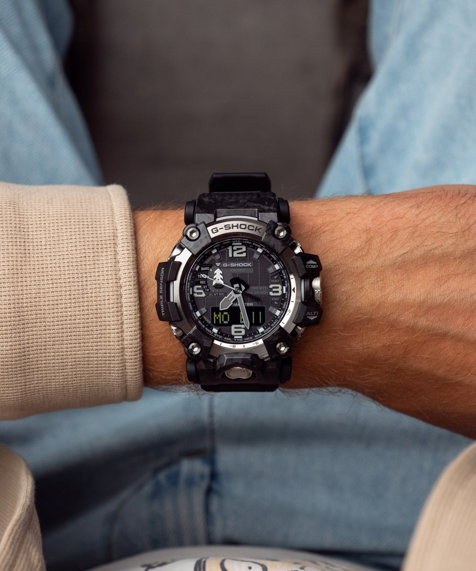 Men's watch Casio G-SHOCK Master of G Mudmaster Carbon Core Guard Packaging status original