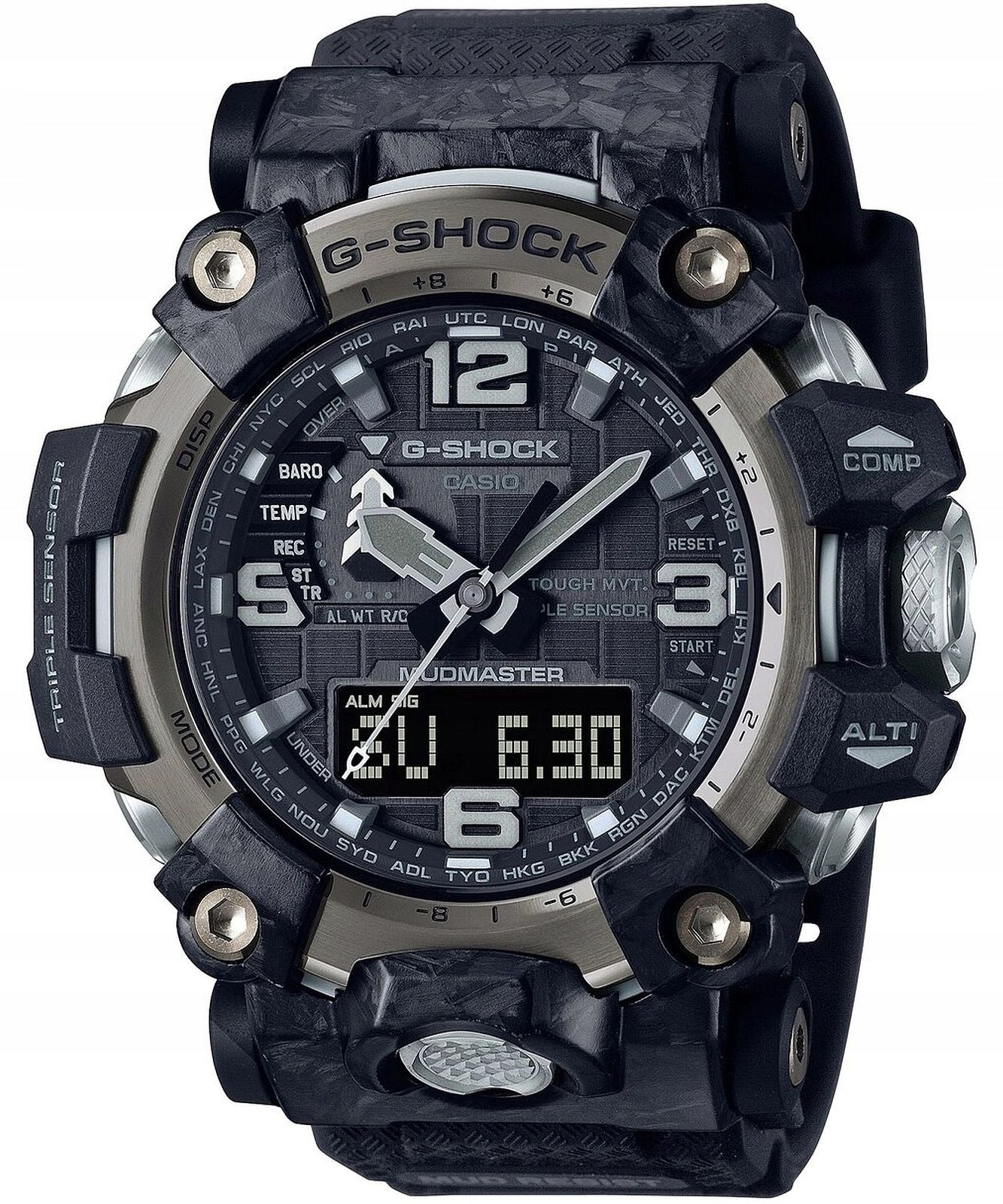 Men's watch Casio G-SHOCK Master of G Mudmaster Carbon Core Guard