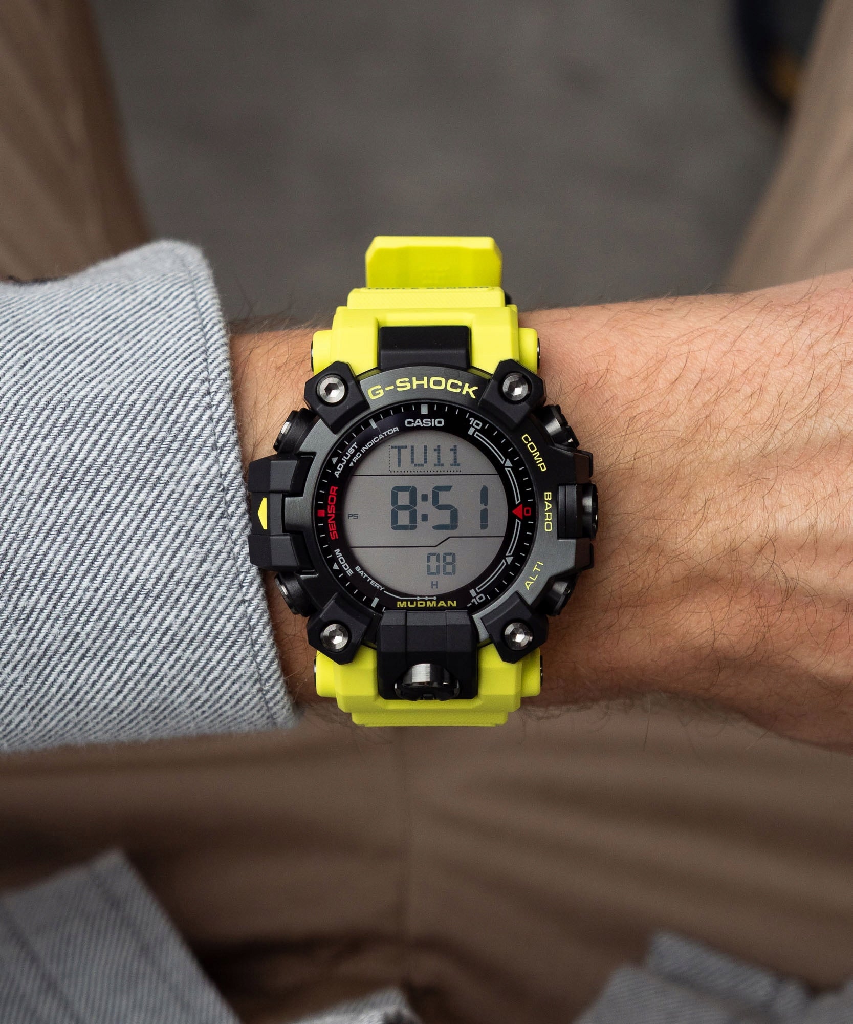 Men's watch Casio G-SHOCK Mudman Solar Packaging status original