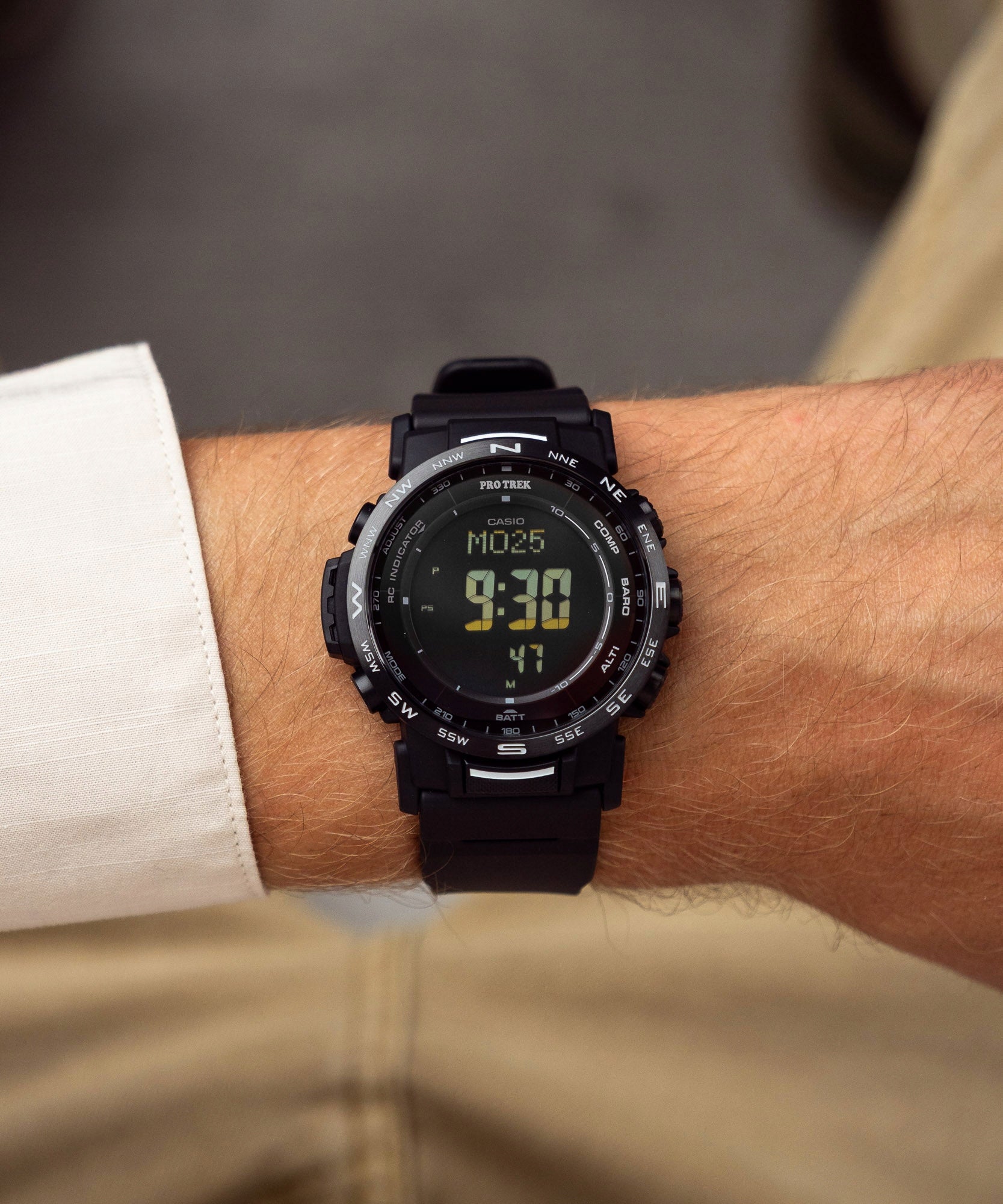 Men's watch Casio Protrek Climber Solar Packaging status original