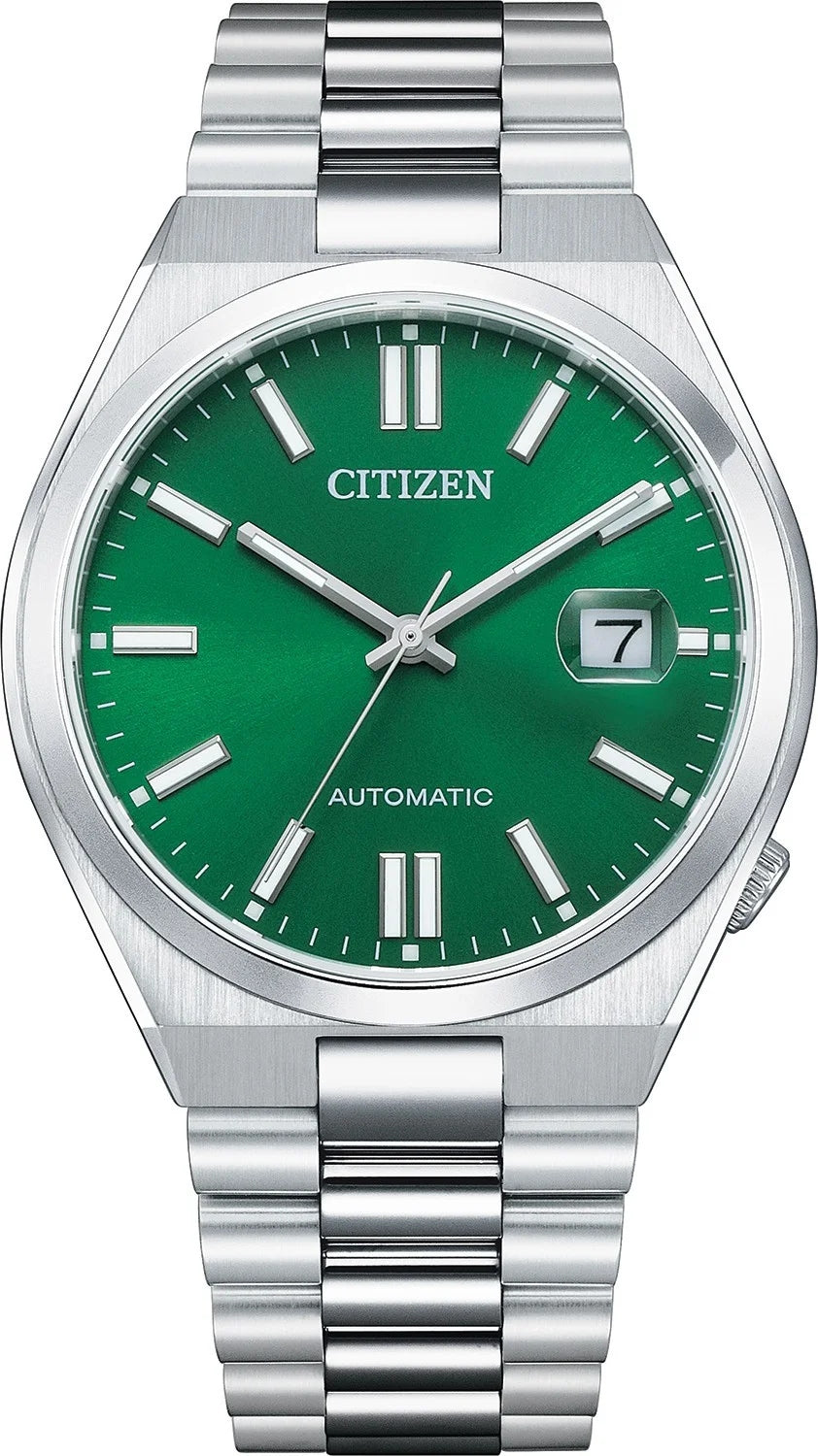 Men's watch Citizen NJ0150-81X Tsuyosa Green on bracelet Packaging status original
