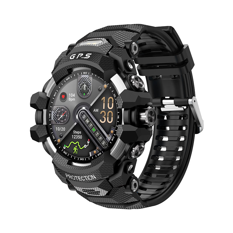 Men's watch EGOISTA Black CZ PL Menu GPS 3ATM FLASHLIGHT 700 mAh NEW 2GB Packaging status original