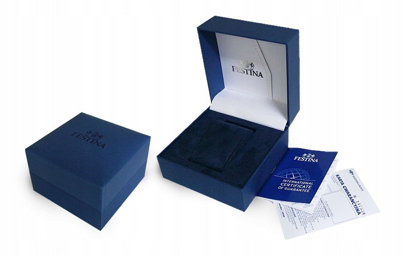 Men's watch Festina casual chrono on bracelet Packaging status original