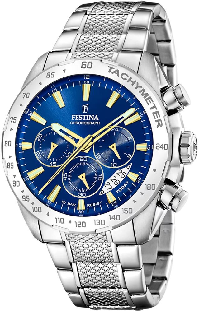 Men's watch Festina casual chrono on bracelet