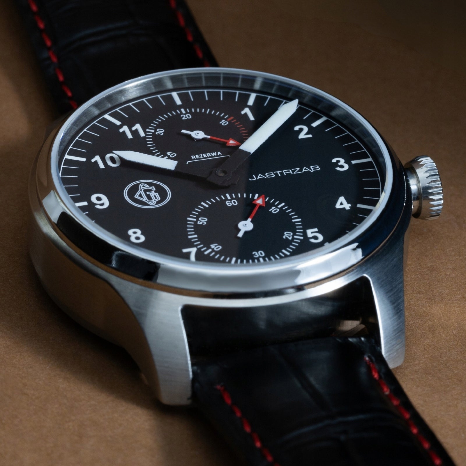 Men's watch G. Gerlach PZL P.50 JASTRZĄB Pilot