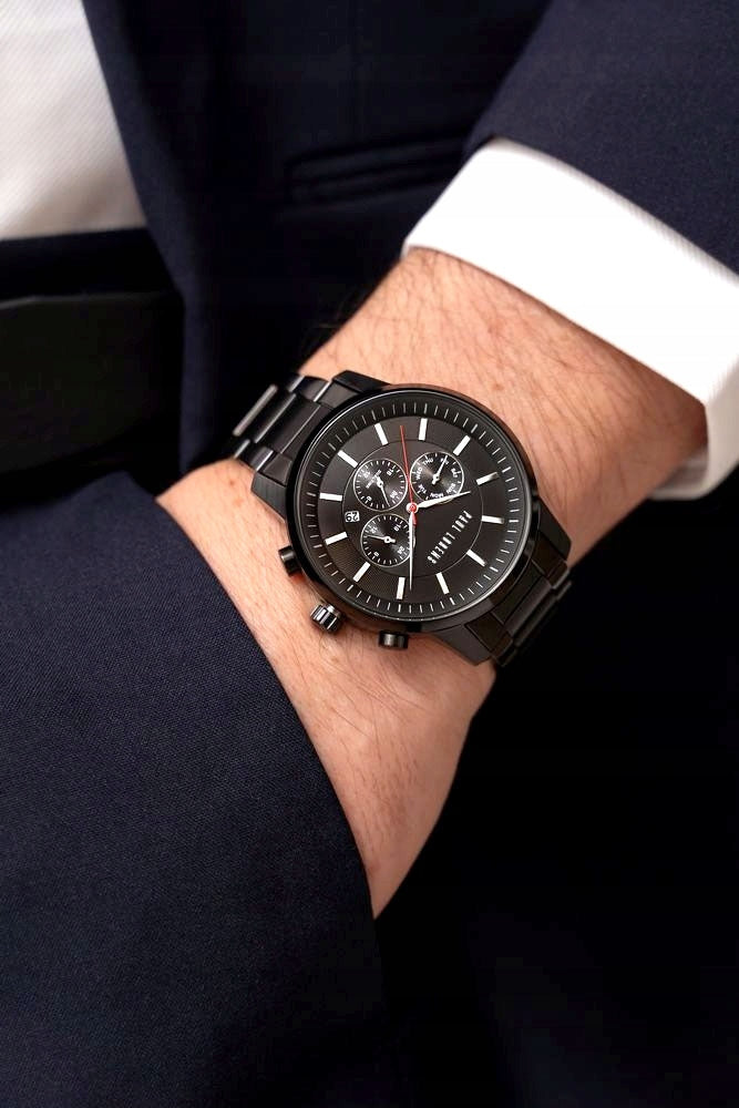 Men's watch Paul Lorens TORNAR steel bracelet + date - WITH ENGRAVING Brand Paul Lorens