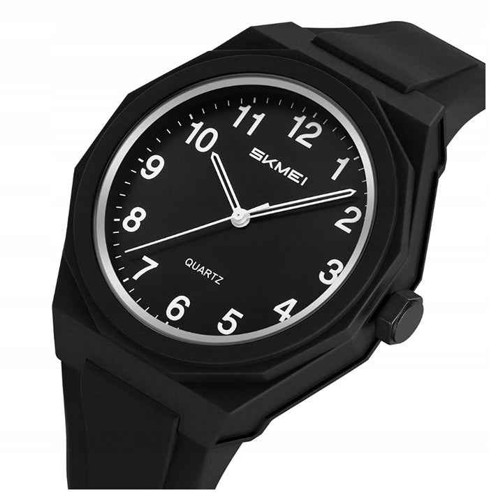 Men's watch SKMEI analog strap readable dial black