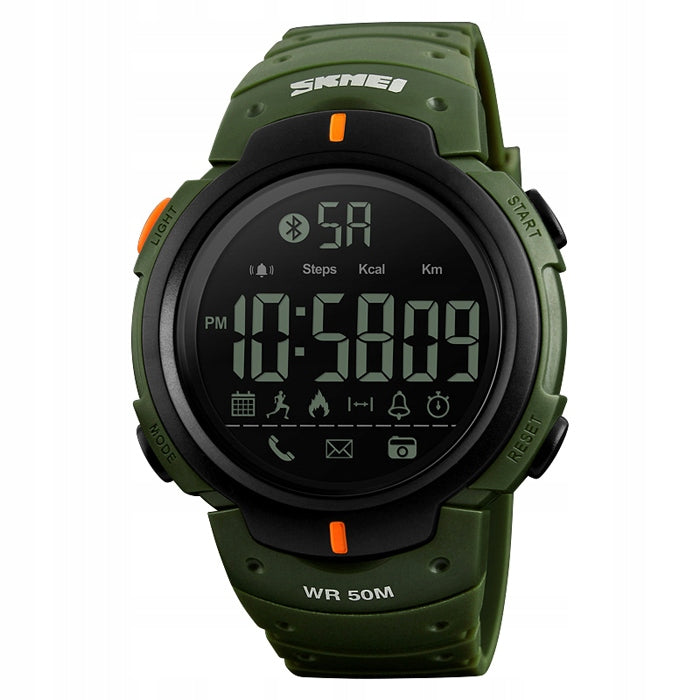 Men's watch SKMEI bluetooth pedometer counter kcal km many functions Packaging status original