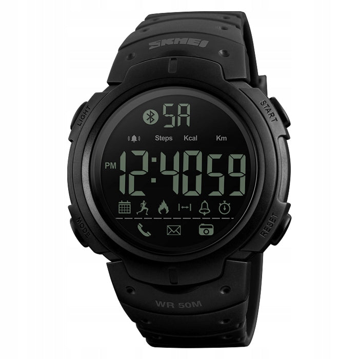 Men's watch SKMEI bluetooth pedometer counter kcal km many functions