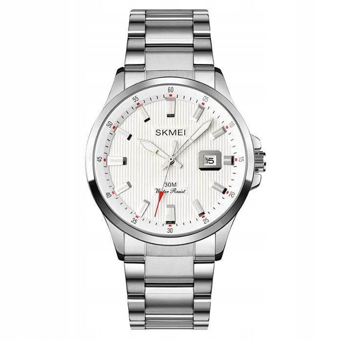 Men's watch / SKMEI / bracelet / date / silver / gold / black Brand Skmei