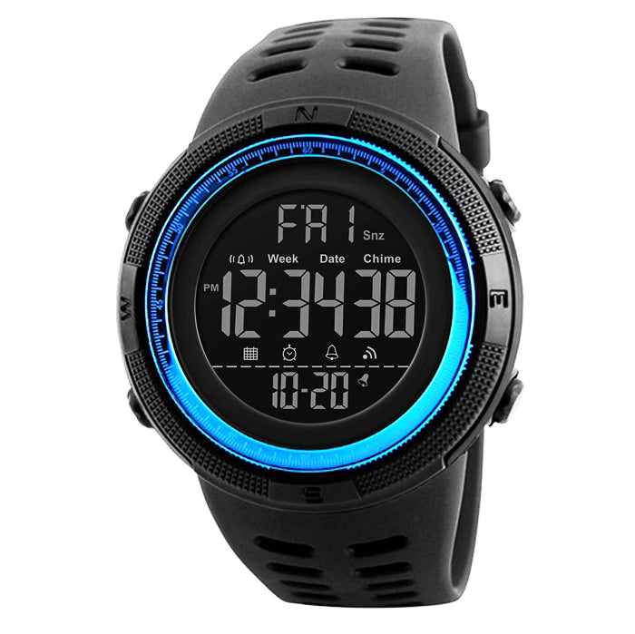 Men's watch SKMEI clear electronic dial many functions Brand Skmei