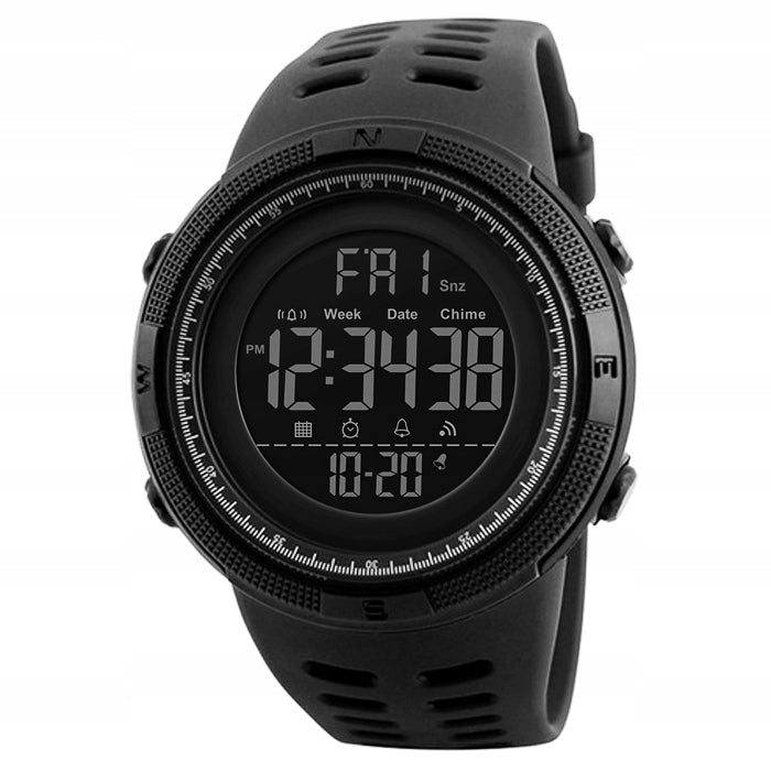 Men's watch SKMEI clear electronic dial many functions Packaging status original