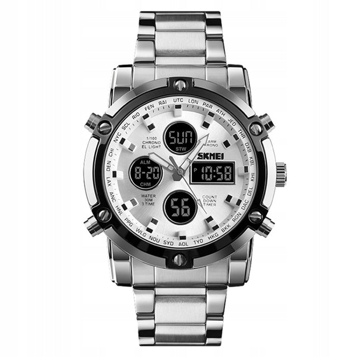Men's watch SKMEI electronic bracelet many functions Packaging status original