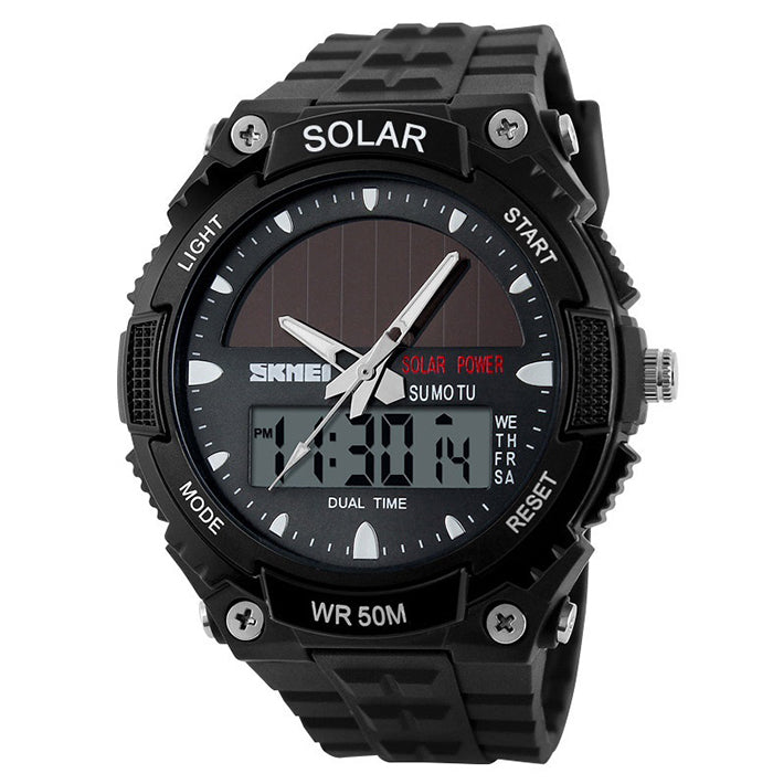 Men's watch SKMEI electronic solar sports many functions