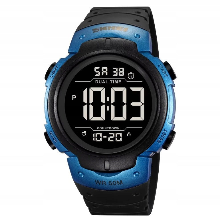 Men's watch SKMEI electronic strap stopwatch alarm backlight Brand Skmei