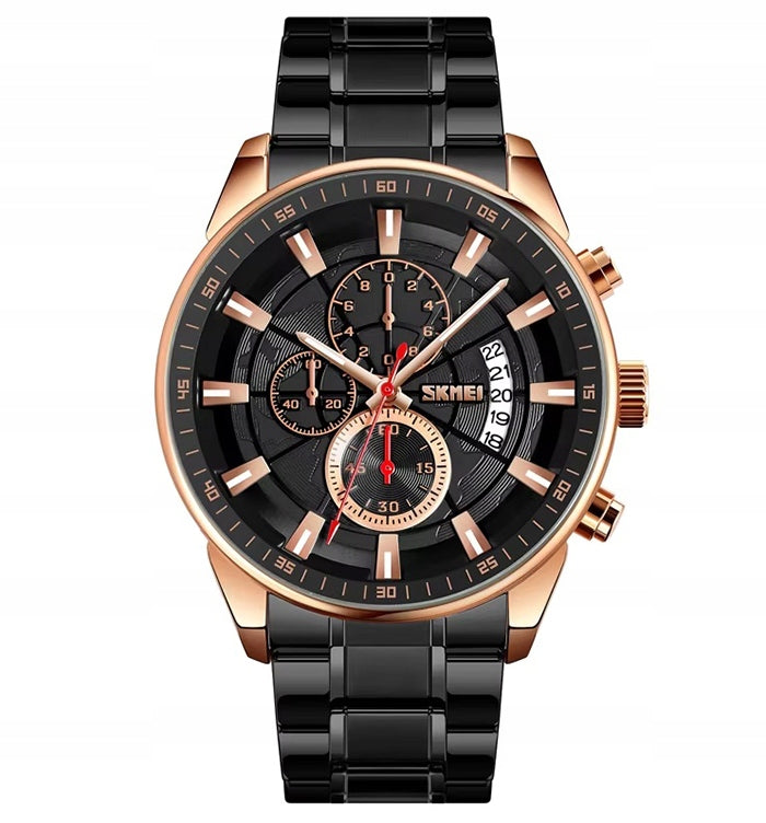Men's watch SKMEI hand bracelet chronograph date large dial Packaging status original
