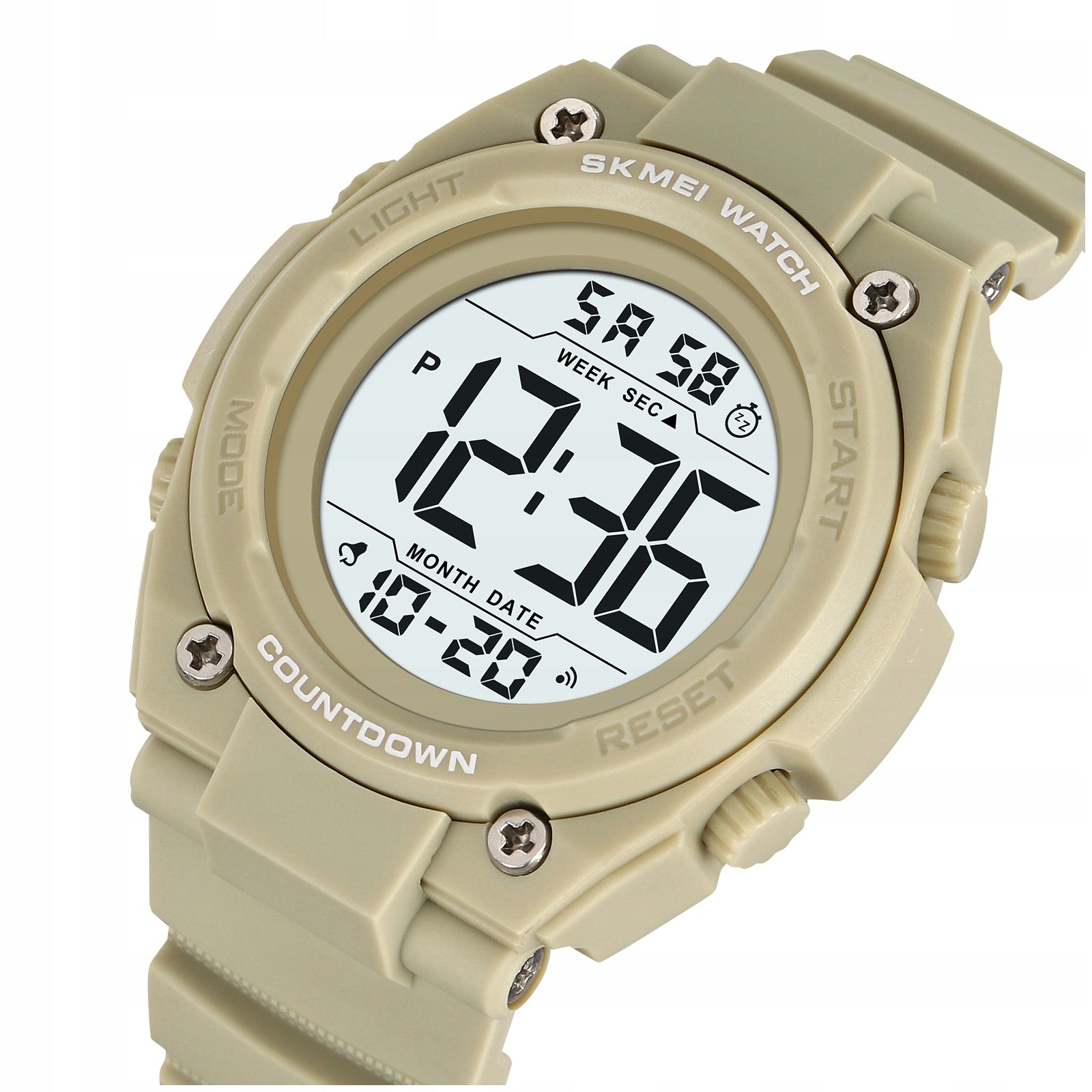 Men's watch SKMEI rubber electronic sports strap readable dial Packaging status original