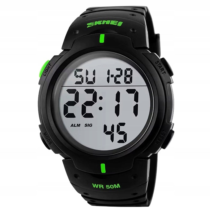 Men's watch SKMEI silicone electronic sports strap many functions