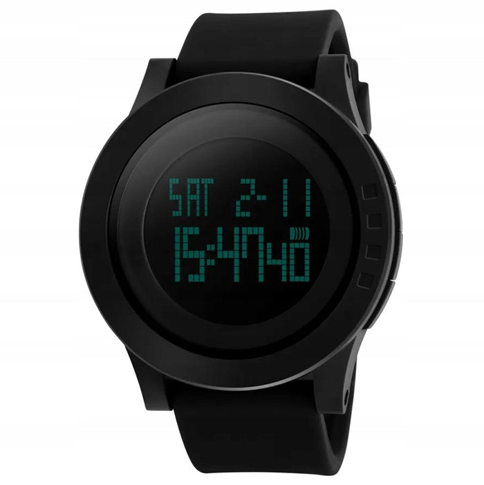 Men's watch SKMEI sk.111421a.mn electronic sports black large dial