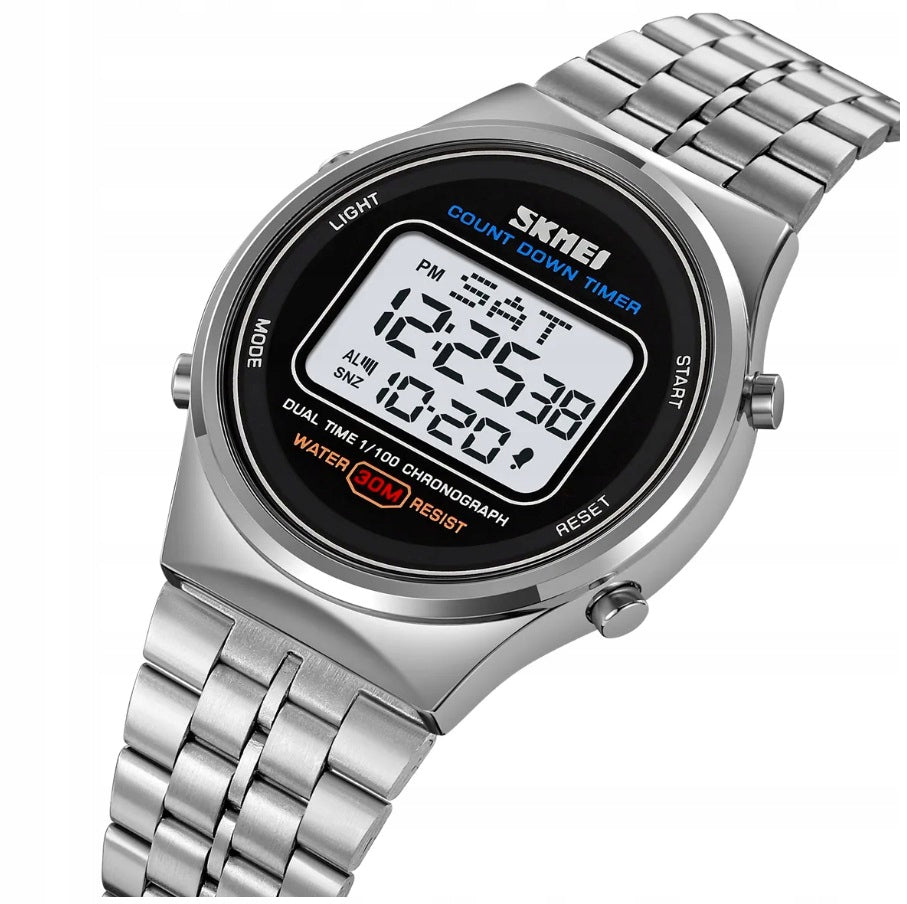 Men's watch SKMEI skm.118821b.mn retro vintage electronic bracelet