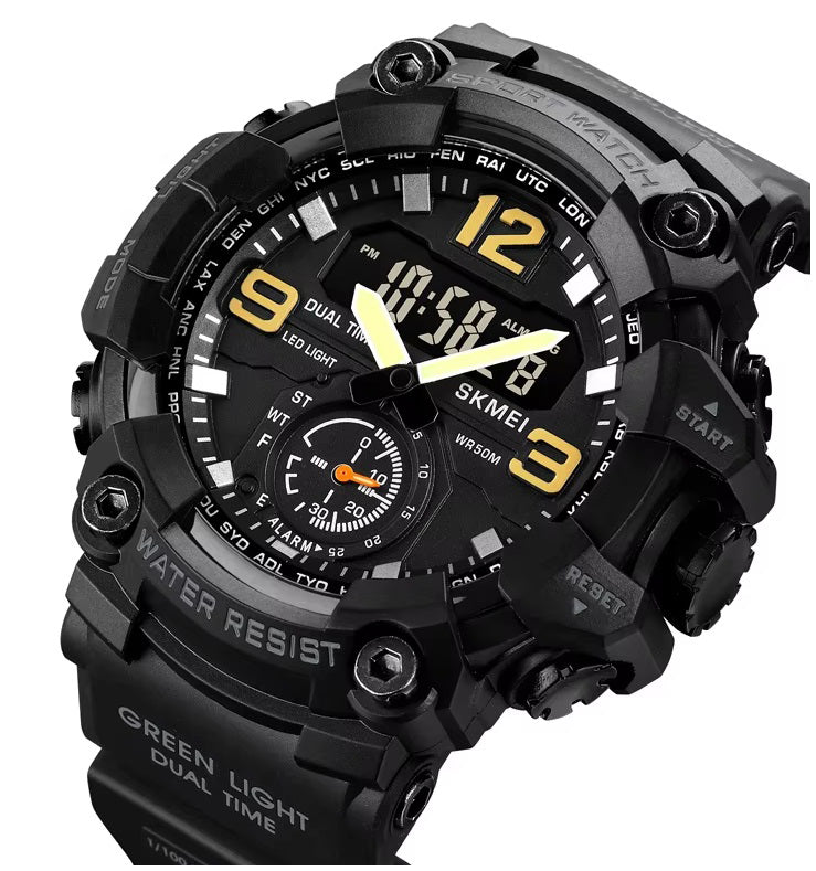 Men's watch SKMEI skm.119651b.mn strap analog electronic military Packaging status original