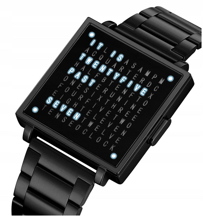 Men's watch SKMEI skm.123121f.mn electronic date LED unusual dial