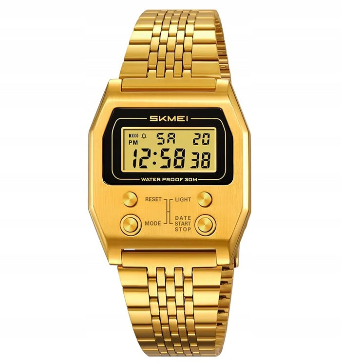 Men's watch SKMEI skm.124601b.mn electronic bracelet classic retro Packaging status original