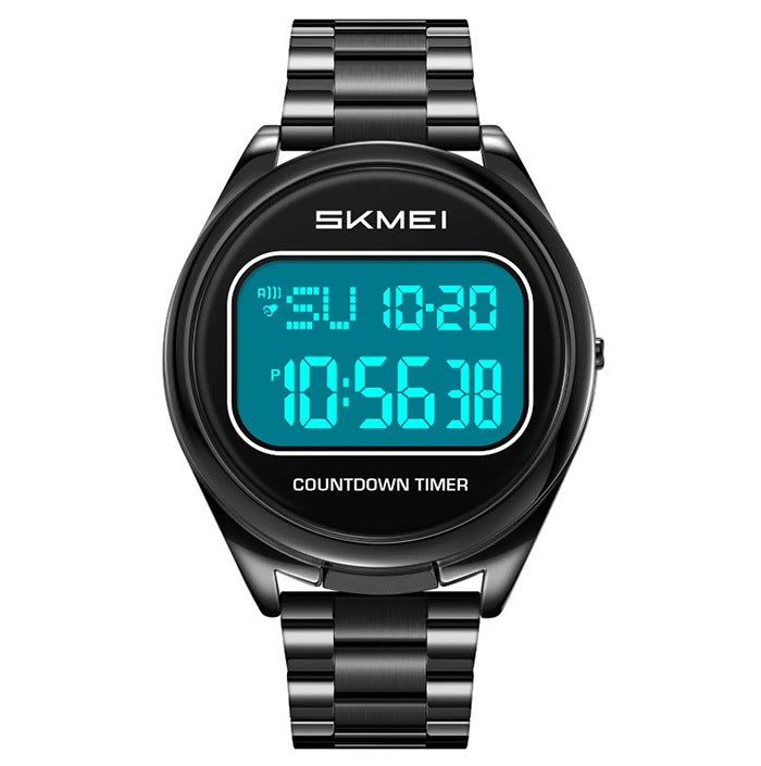 Men's watch SKMEI skm.125951a.mn black electronic bracelet storage Packaging status original