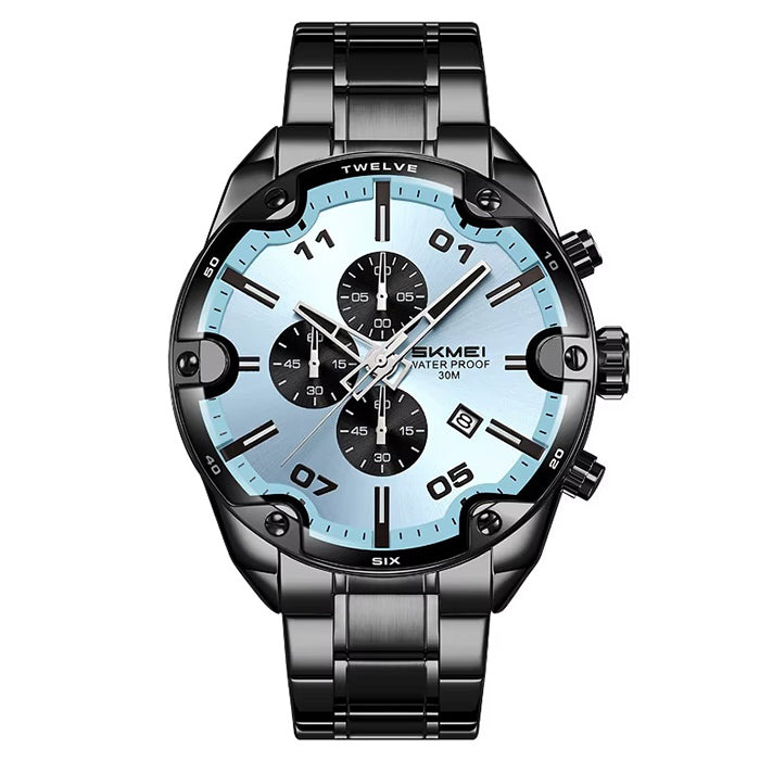 Men's watch SKMEI skm.193871d.mn bracelet chronograph date stopwatch