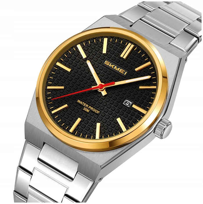 Men's watch SKMEI skm.193961e.mn bracelet analog date steel Brand Skmei