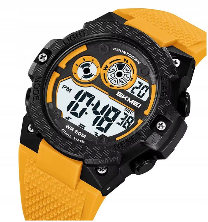 Men's watch SKMEI sports electronic strap many functions Packaging status original