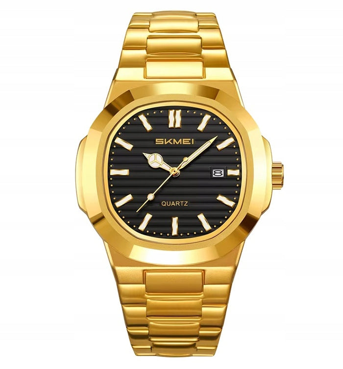 Men's watch SKMEI steel analog bracelet date elegant Brand Skmei