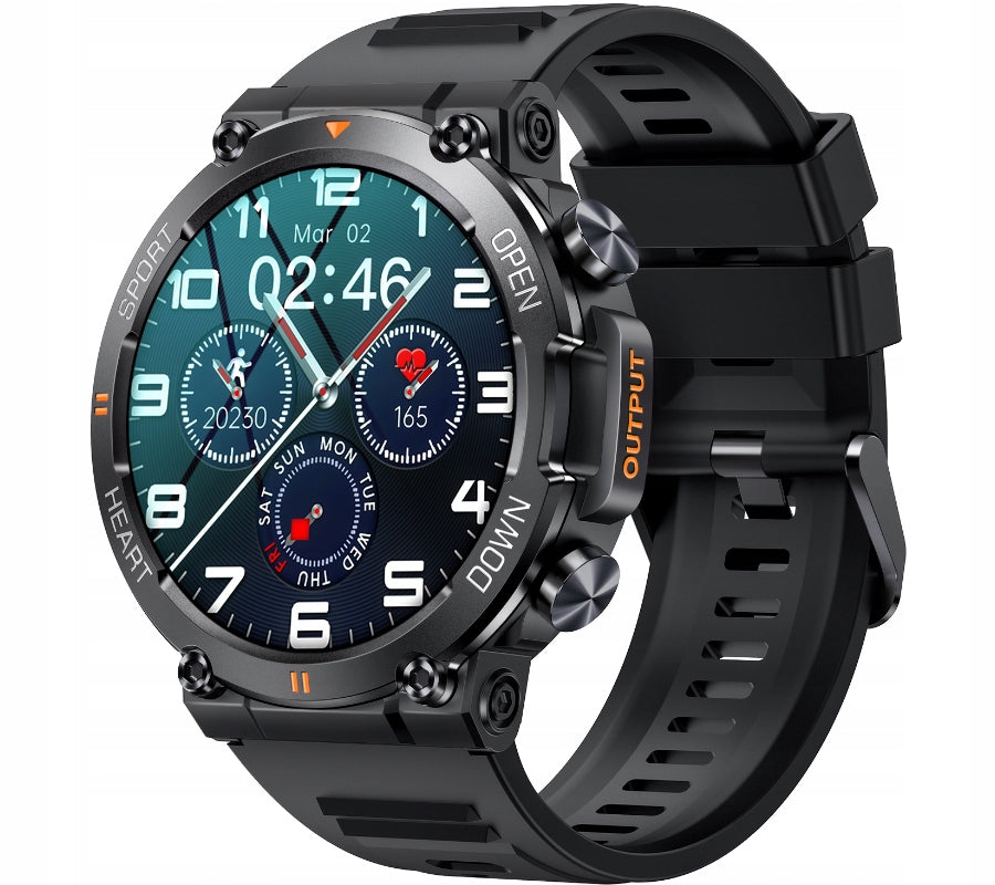 Men's watch SMARTWATCH Rubicon Bluetooth 24 sports modes SMS STEPS EAN (GTIN) 5905220825035