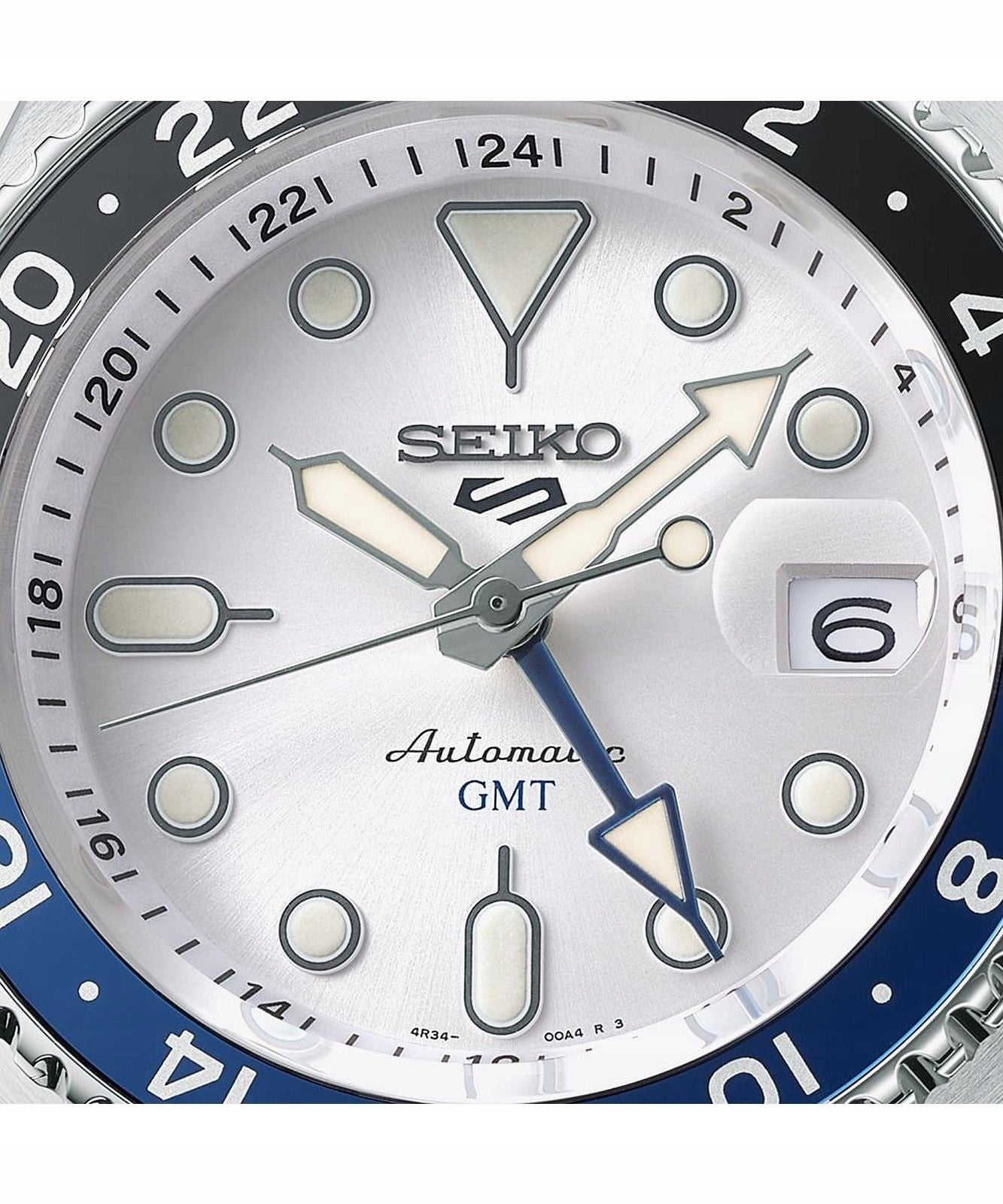 Men's watch Seiko SSK033K1 5 Sports silver on bracelet Brand Seiko