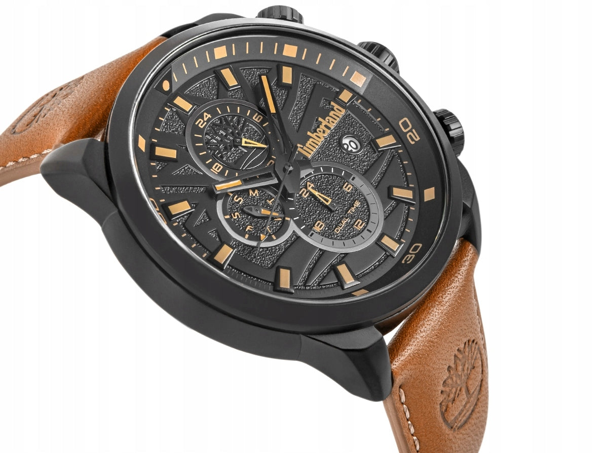 Men's watch TIMBERLAND Henniker II TBL.14816JLB/02 + box Functions date display