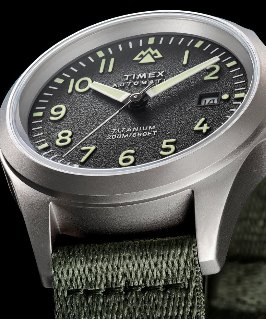 Men's watch Timex North Vending machine, Sapphire glass, Titanium, WR200 + 2 stripes Brand Timex