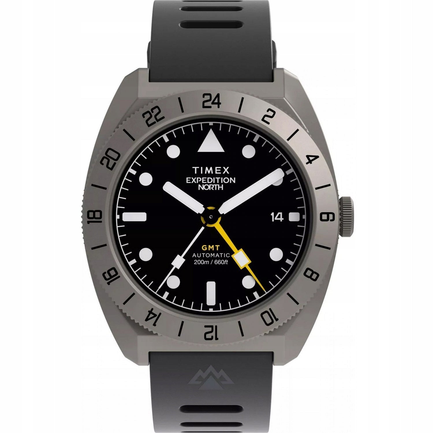 Men's watch Timex TITANIUM AUTOMAT GMT TW2W53000 WR200 sapphire glass Packaging status original