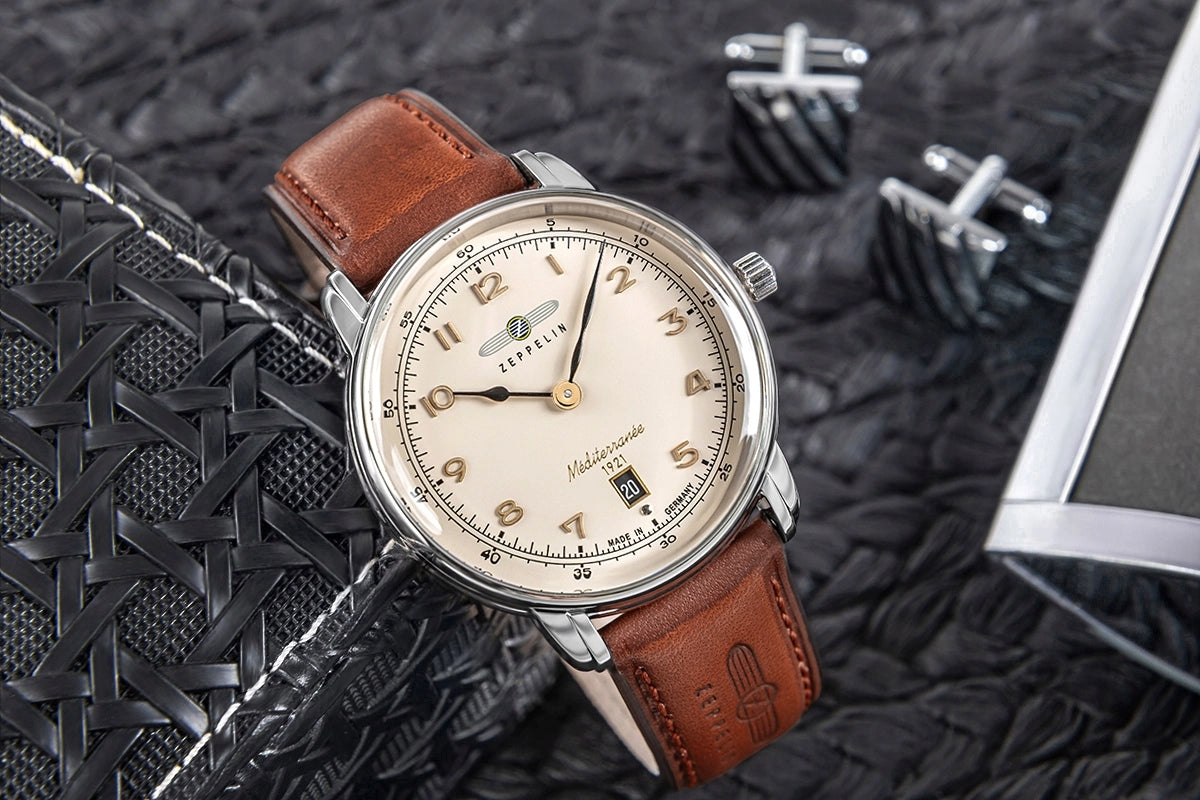 Men's watch ZEPPELIN Mediterranee 9640-5 + BOX Brand Zeppelin