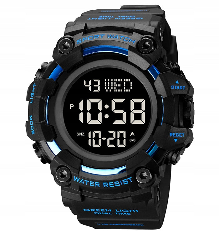 Men's watch / electronic / alarm / 12/24 h / stopwatch / timer / date EAN (GTIN) 5907291136591