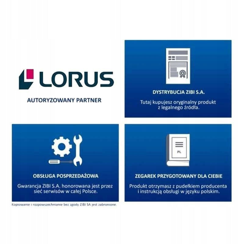 Men's watch on bracelet LORUS RH981RX9 +ENGRAVING Brand Lorus