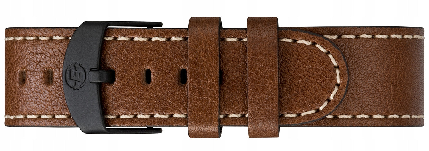 Men's watch on brown strap TIMEX waterproof readable with backlight Functions date display illumination waterproof