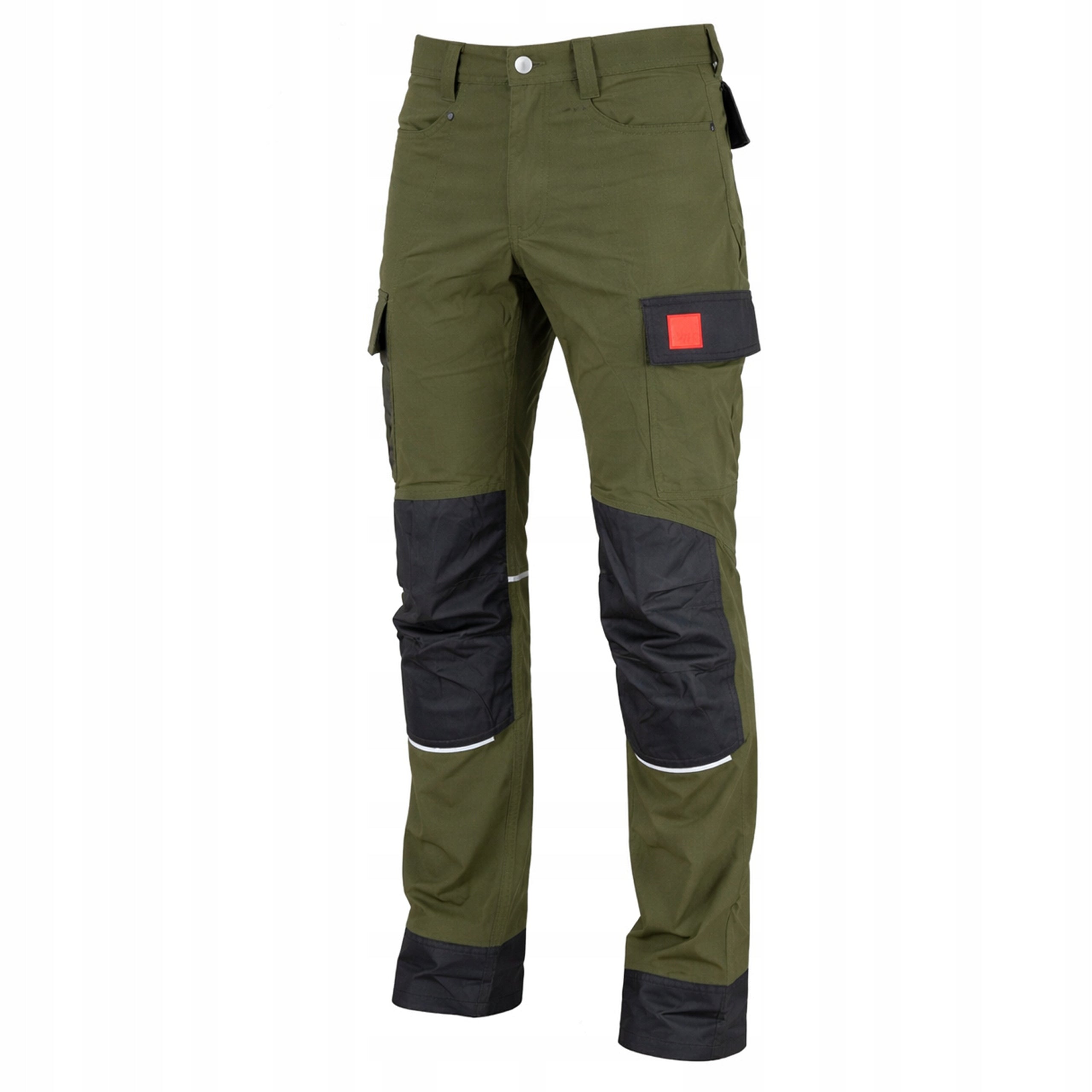 Men's work trousers ELASTIC STRETCH STRONG many pockets REFLECTORS bhp Brand no brand