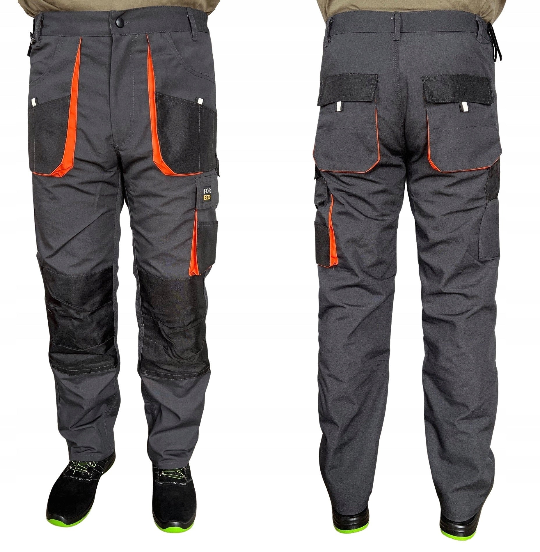 Men's work trousers for belt FORECO assembly strong TRIPLE SEAMS r. 50