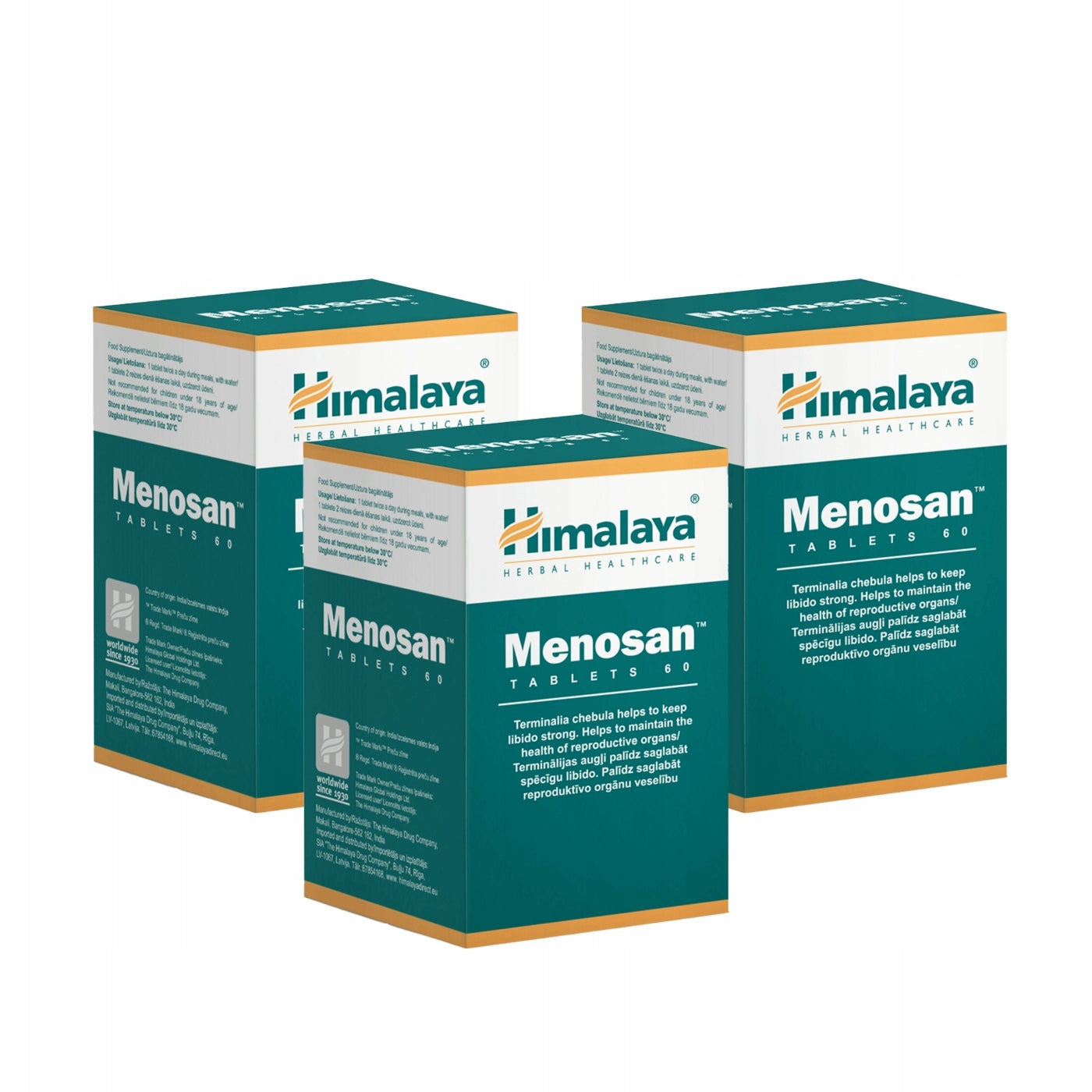 Menosan Menopause Herbal Supplement Shatavari Himalaya Menopause 60 x3op