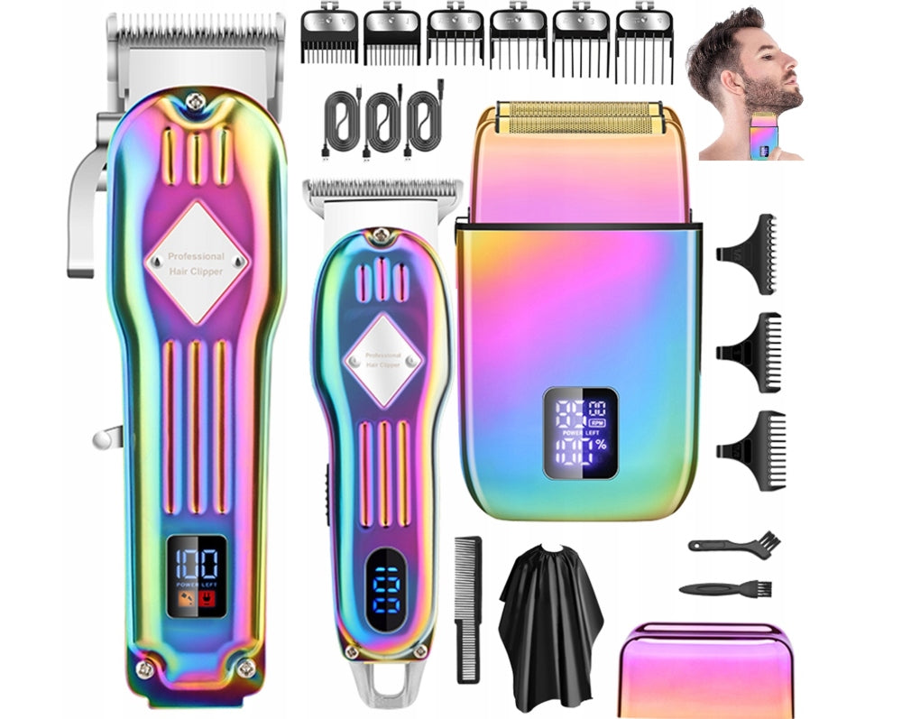 Men’s 3in1 Hair Clipper Shaver Set 973 Gradient 5W Hair Trimmer And Beard Manufacturer code E46