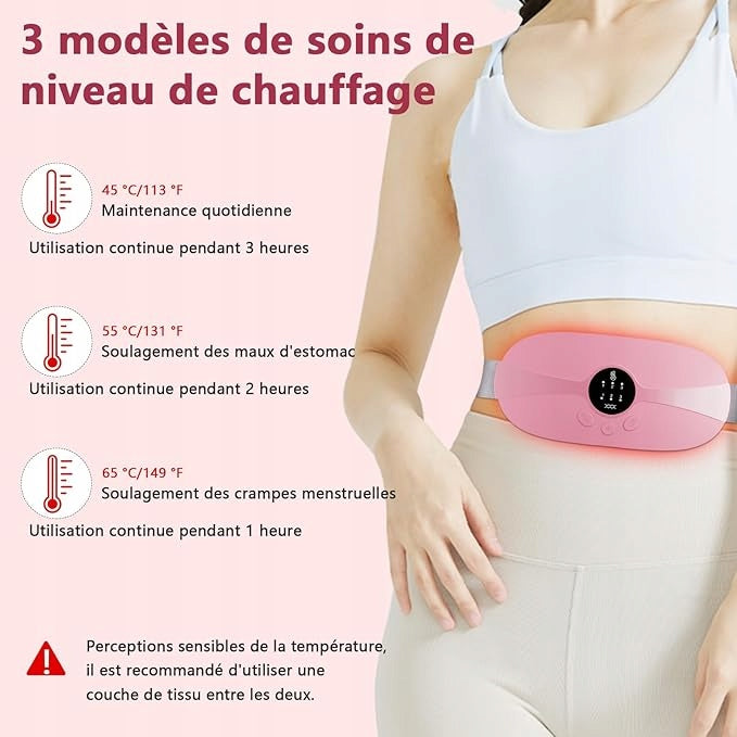 Menstrual Belt Warming Abdominal Massager Electric Hot Water Bottle Manufacturer code Pas Menstruacyjny Rozgrzewający Masażer