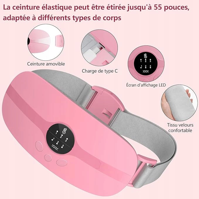 Menstrual Belt Warming Abdominal Massager Electric Hot Water Bottle Packaging status original