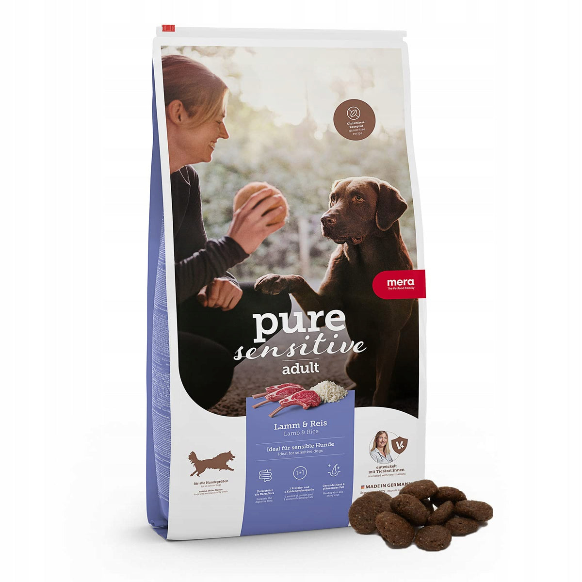 Mera Pure Sensitive Lamb and Rice 12,5 kg Dog Food DESCRIPTION!
