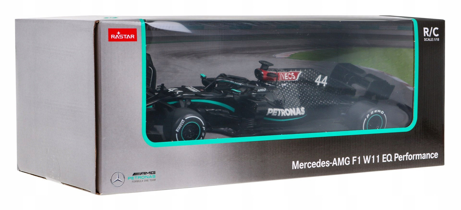 Mercedes-AMG F1 W11 EQ Performance RASTAR model 1:18 Remote controlled hurts Packaging status original