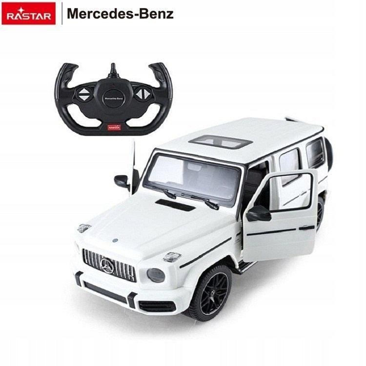 Mercedes-AMG G63 white RASTAR 1:14 Remote controlled car + remote control 2,4 GHz Packaging status original